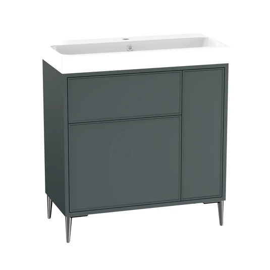 Tavistock Arlington 800 Freestanding Vanity Unit Matt Viridian Green | ARL8F.VRG - Envy Bathrooms Ltd
