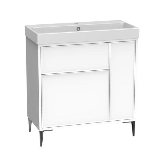 Tavistock Arlington 800 Freestanding Vanity Unit Matt White | ARL8F.MW - Envy Bathrooms Ltd