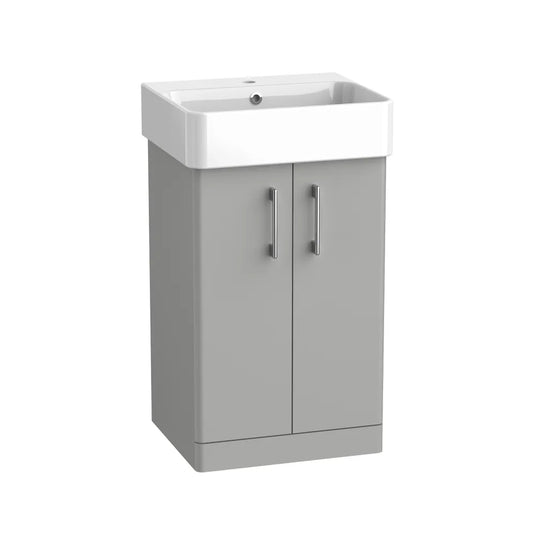 Tavistock Arlo 500 Freestanding Unit Matt Light Grey | AR5F-MLG - Envy Bathrooms Ltd