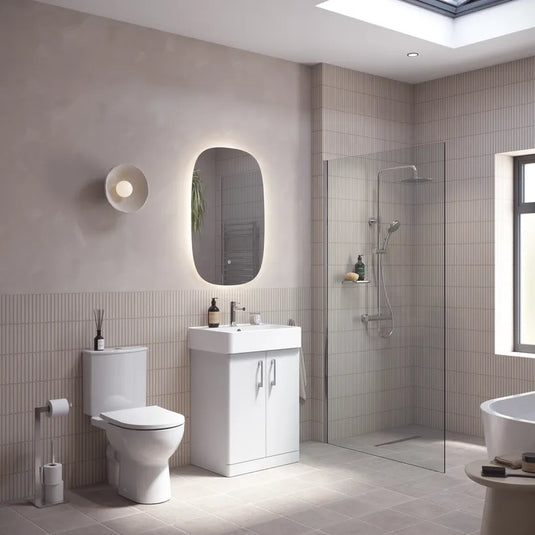 Tavistock Arlo 600 Freestanding Unit Gloss White | AR6F-GW - Envy Bathrooms Ltd