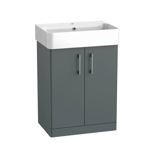 Tavistock Arlo 600 Freestanding Unit Matt Viridian Green | AR6F-VRG - Envy Bathrooms Ltd