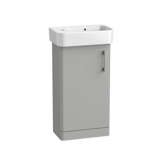 Tavistock Arlo Cloakroom Freestanding Unit Matt Light Grey | AR4F-MLG - Envy Bathrooms Ltd