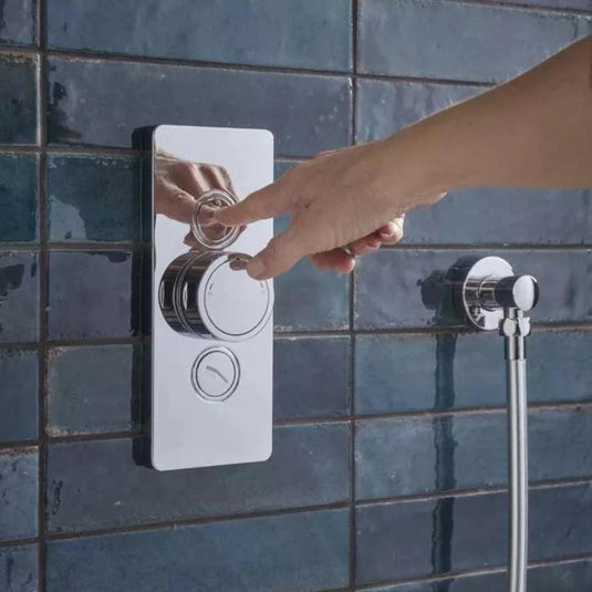Tavistock Axiom Dual Function Concealed Push Button Shower Valve - Chrome - SAX2765 - Envy Bathrooms Ltd
