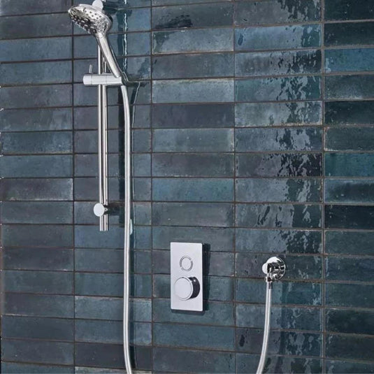 Tavistock Axiom Single Function Concealed Push Button Shower Valve Chrome - Envy Bathrooms Ltd