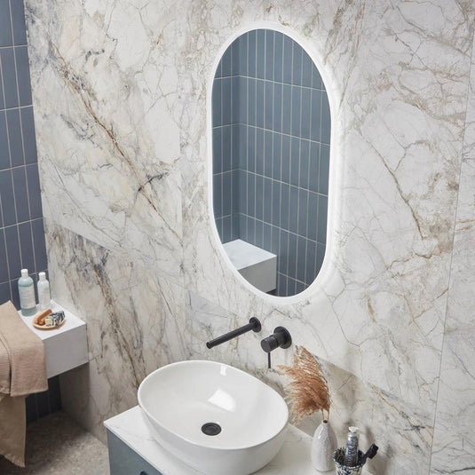 Tavistock Beta 500 x600mm Pill Illuminated Mirror - Envy Bathrooms Ltd