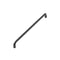 Tavistock Cadence (02) 320mm Handle (x1) |  Matt Black |  CADH02.320.B