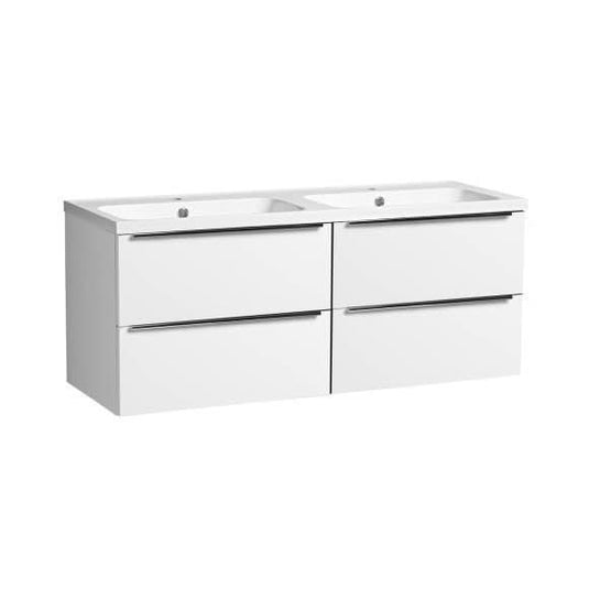 Tavistock Cadence 1200mm Wall Hung Vanity Unit - Gloss White - CA600W.Wx2 - Envy Bathrooms Ltd