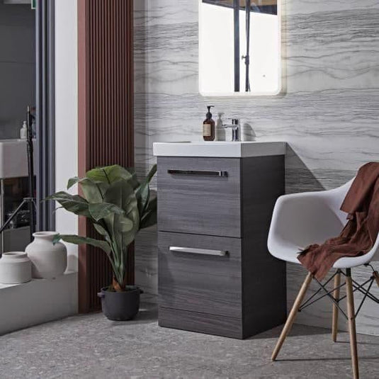 Tavistock Cadence 500mm Floorstanding Vanity Unit - Tundra Wood - CA500F.TW - Envy Bathrooms Ltd