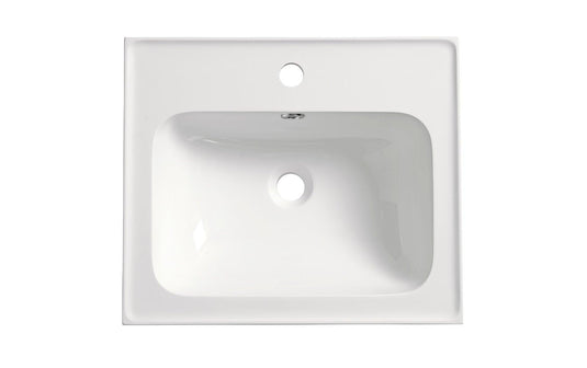 Tavistock Cadence 500mm Isocast Basin for Unit - White - CA500IS - Envy Bathrooms Ltd