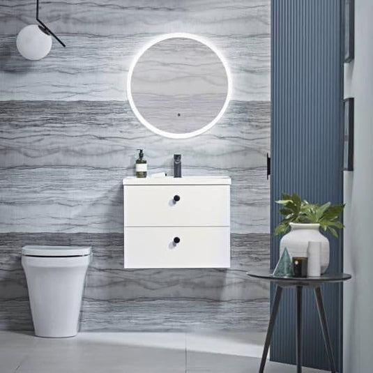 Tavistock Cadence 500mm Wall Hung Vanity Unit - Gloss White - CA500W.W - Envy Bathrooms Ltd