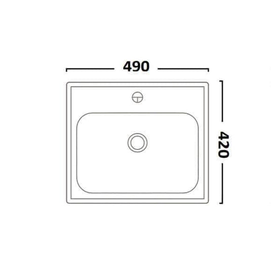 Tavistock Cadence 500mm Wall Hung Vanity Unit - Gloss White - CA500W.W - Envy Bathrooms Ltd