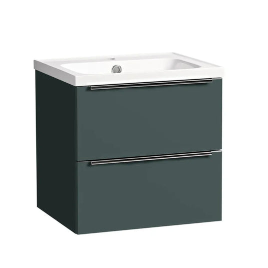 Tavistock Cadence 500mm Wall Hung Vanity Unit - Viridian Green - CA500W.VRG - Envy Bathrooms Ltd