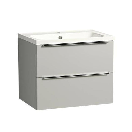 Tavistock Cadence 600mm Wall Hung Vanity Unit - Gloss Light Grey - CA600W.G - Envy Bathrooms Ltd