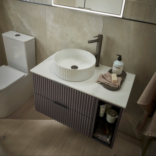 Tavistock Cadence 700 Worktop Inc Support Bianco Marble | CAWT7SKIT.BM - Envy Bathrooms Ltd