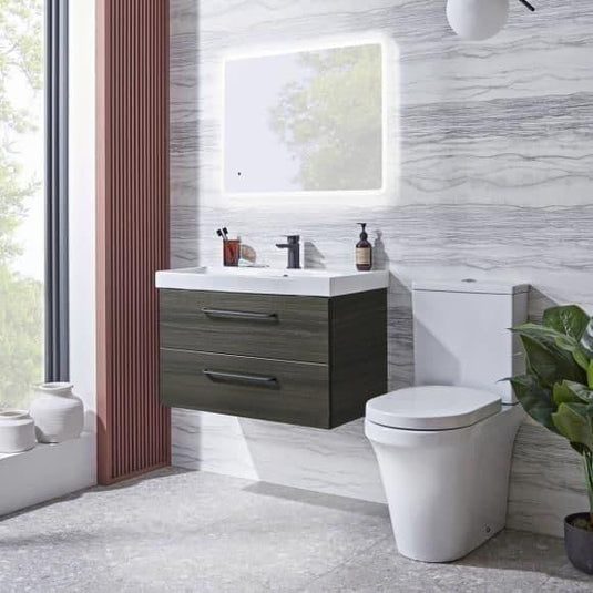 Tavistock Cadence 800mm Wall Hung Vanity Unit - Tundra Wood - CA800W.TW - Envy Bathrooms Ltd