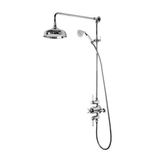 Tavistock Cheltenham Exposed Chrome Dual Function Shower System - Envy Bathrooms Ltd