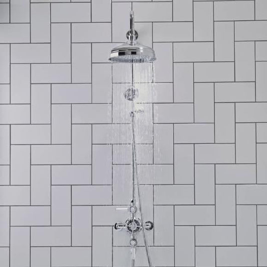 Tavistock Cheltenham Exposed Chrome Dual Function Shower System - Envy Bathrooms Ltd