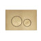 Tavistock Circles Flush Plate Brushed Brass |  TR9037
