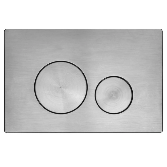 Tavistock Circles Flush Plate - Brushed Nickel - TR9053 - Envy Bathrooms Ltd