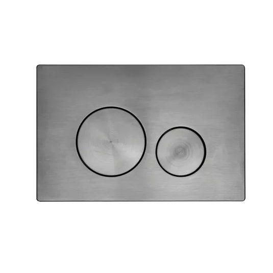 Tavistock Circles Flush Plate - Gunmetal Grey - TR9044 - Envy Bathrooms Ltd