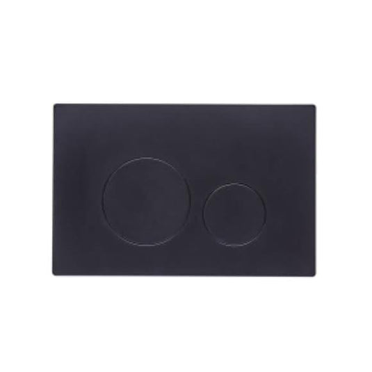 Tavistock Circles Flush Push Plate - Black - Envy Bathrooms Ltd