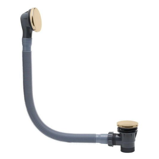 Tavistock Click Bath Waste & Overflow - Brass - WASTE23 - Envy Bathrooms Ltd