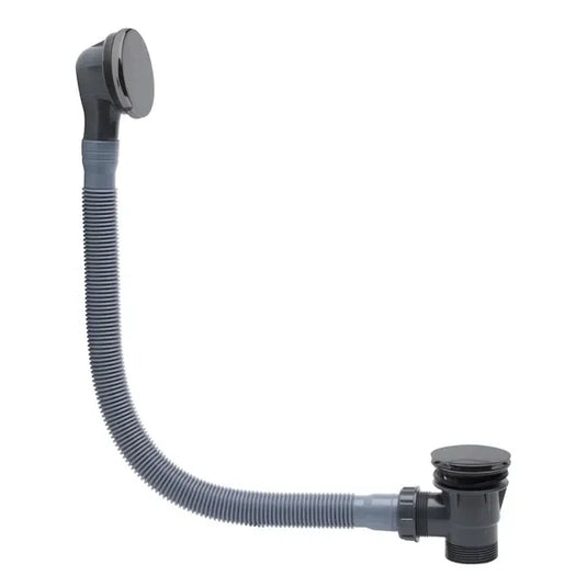 Tavistock Click Bath Waste & Overflow - Gunmetal Grey - WASTE31 - Envy Bathrooms Ltd