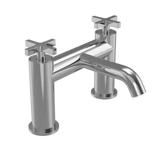Tavistock Cohort Cross Bath Filler Chrome | TCC32 - Envy Bathrooms Ltd