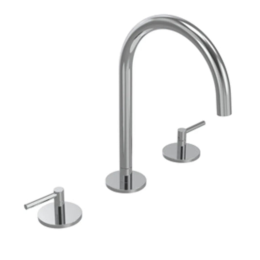 Tavistock Cohort Lever 3 Tap Hole Basin Mixer Chrome | TCL7904 - Envy Bathrooms Ltd