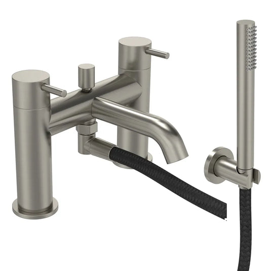 Tavistock Cohort Lever Bath Shower Mixer Stainless Steel | TCL4209 - Envy Bathrooms Ltd