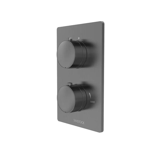 Tavistock Cohort Shower Trim Kit Gunmetal | SVTRIMKIT05 - Envy Bathrooms Ltd