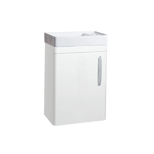 Tavistock Compass 450 Cloakroom Wall Mounted Vanity Unit Gloss White | CM450WW - Envy Bathrooms Ltd