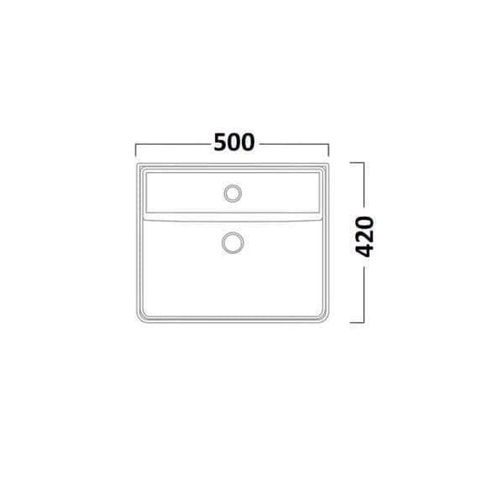 Tavistock Compass 500mm Floorstanding 2 Door Vanity Unit - Gloss Light Grey - CM500FG - Envy Bathrooms Ltd