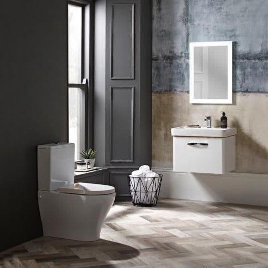 Tavistock Compass 500mm Wall Hung Single Draw Vanity Unit - Gloss White - CM500WW - Envy Bathrooms Ltd