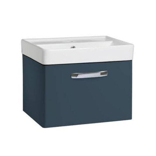 Tavistock Compass 500mm Wall Hung Single Draw Vanity Unit - Oxford Blue - CM500WOB - Envy Bathrooms Ltd