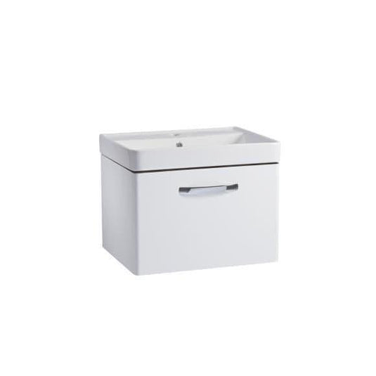 Tavistock Compass 600mm Wall Hung Single Draw Vanity Unit - Gloss White - CM600WW - Envy Bathrooms Ltd