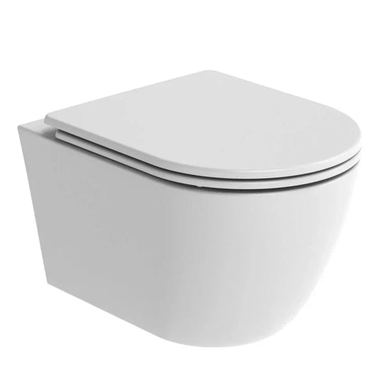 Tavistock Compass Round Rimless Wall Hung Pan - White - WH1150S - Envy Bathrooms Ltd