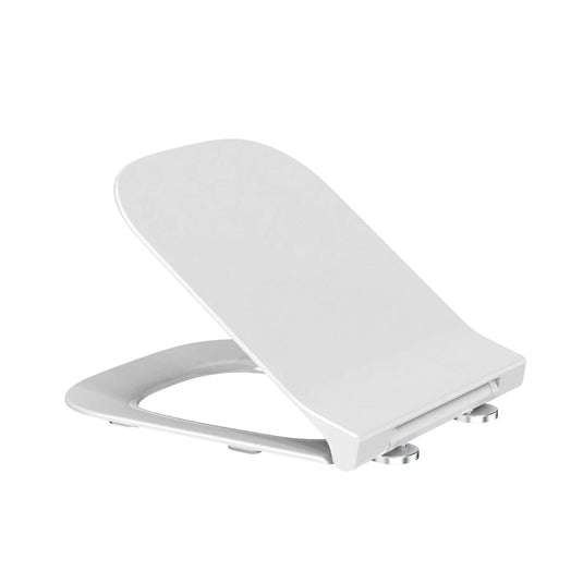 Tavistock Compass Square Slim Soft Close Seat - White - TS1055S-SF - Envy Bathrooms Ltd