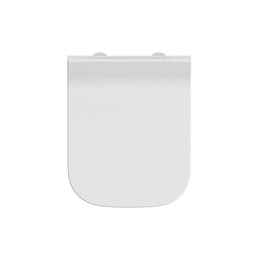 Tavistock Compass Square Slim Soft Close Seat - White - TS1055S-SF - Envy Bathrooms Ltd