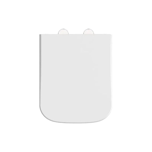 Tavistock Compass Square Slim Wrap Over Soft Close Seat - White - TS1051S-SF - Envy Bathrooms Ltd