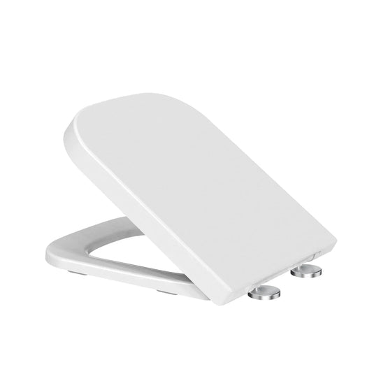Tavistock Compass Square Wrap Over Soft Close Seat - White - TS1050S-SF - Envy Bathrooms Ltd