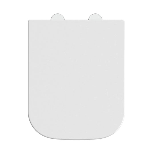 Tavistock Compass Square Wrap Over Soft Close Seat - White - TS1050S-SF - Envy Bathrooms Ltd
