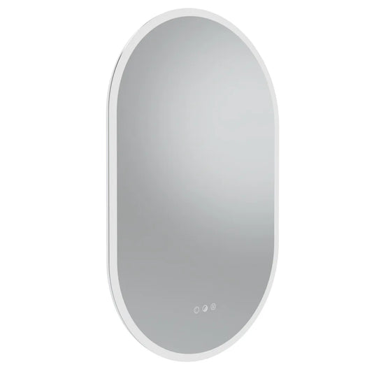 Tavistock Cosmos 500 Pill Illuminated Mirror White | CMM50P - Envy Bathrooms Ltd