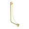 Tavistock Exposed Overflow with Plug & Chain Waste |  Brass |  DC17023