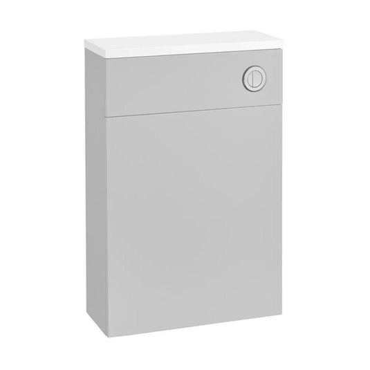 Tavistock Flat Fronted Back To Wall WC Unit Light Grey 570mm - Envy Bathrooms Ltd
