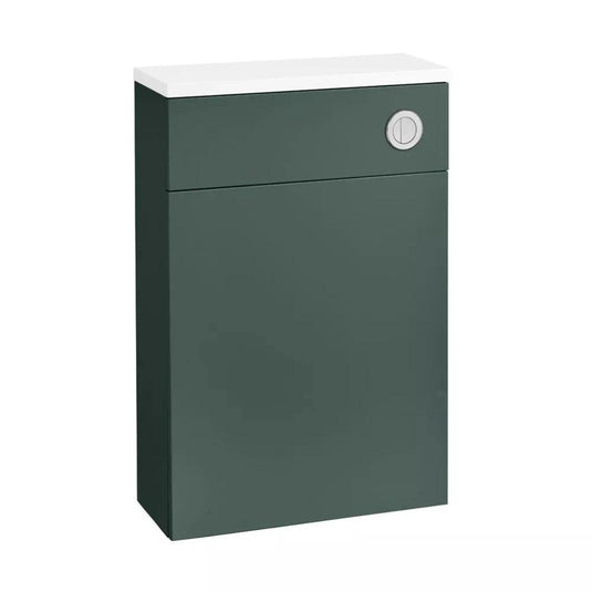 Tavistock Flat Fronted Back To Wall WC Unit Viridian Green 570mm - Envy Bathrooms Ltd