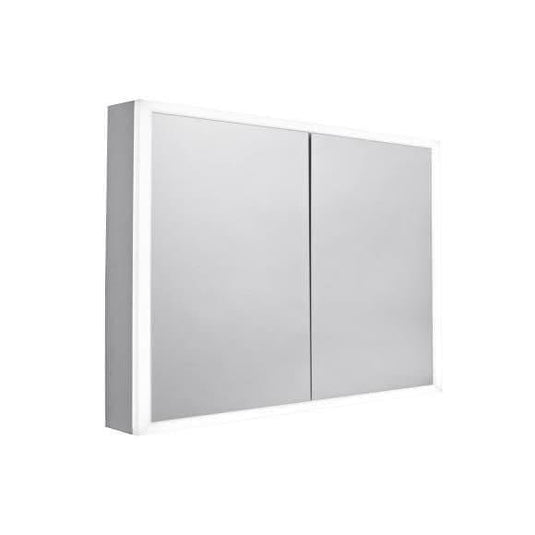 Tavistock Flex 1000 Mirror Cabinet with Demister & Integrated Power Socket - Chrome - Envy Bathrooms Ltd