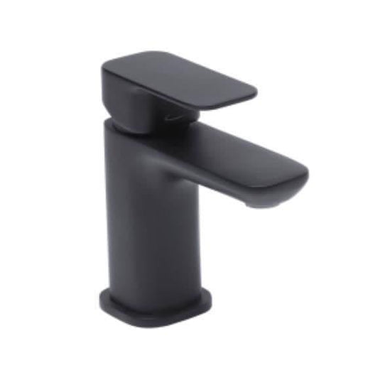 Tavistock Haze Basin Mixer Tap with Click Waste - Matt Black - THZ1103 - Envy Bathrooms Ltd