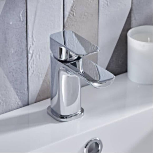 Tavistock Haze Mini Basin Mixer Tap with Click Waste - Chrome - THZ61 - Envy Bathrooms Ltd