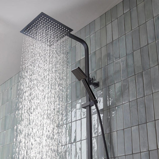 Tavistock Index Cool Touch Dual Function Bar Shower System Matt Black - Envy Bathrooms Ltd